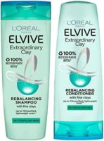 LOreal Paris Elvive Extraordinary Clay Rebalancing Hair Conditioner 3 L'Oreal Elvive Extraordinary Clay Re Balancing Shampoo with fine clays, 400ml