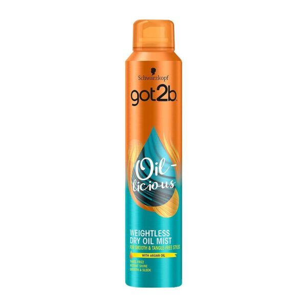 Schwarzkopf got2b Oil licious Weightless Dry Oil Mist 200ml Schwarzkopf Pro Styling Heat Protection Spray